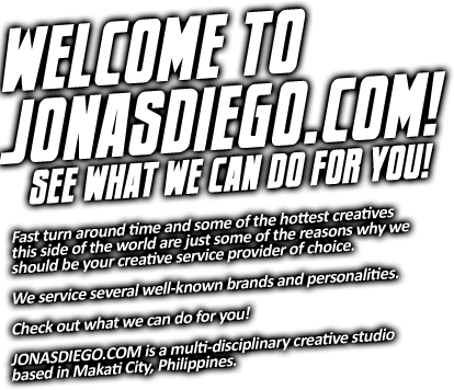 Welcome to JonasDiego.COM!